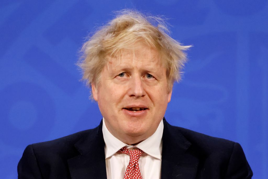 Boris Johnson Holds Press Conference On Plan For "Living With Covid"