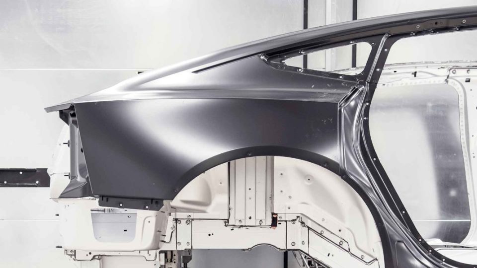Polestar bonded aluminium architecture