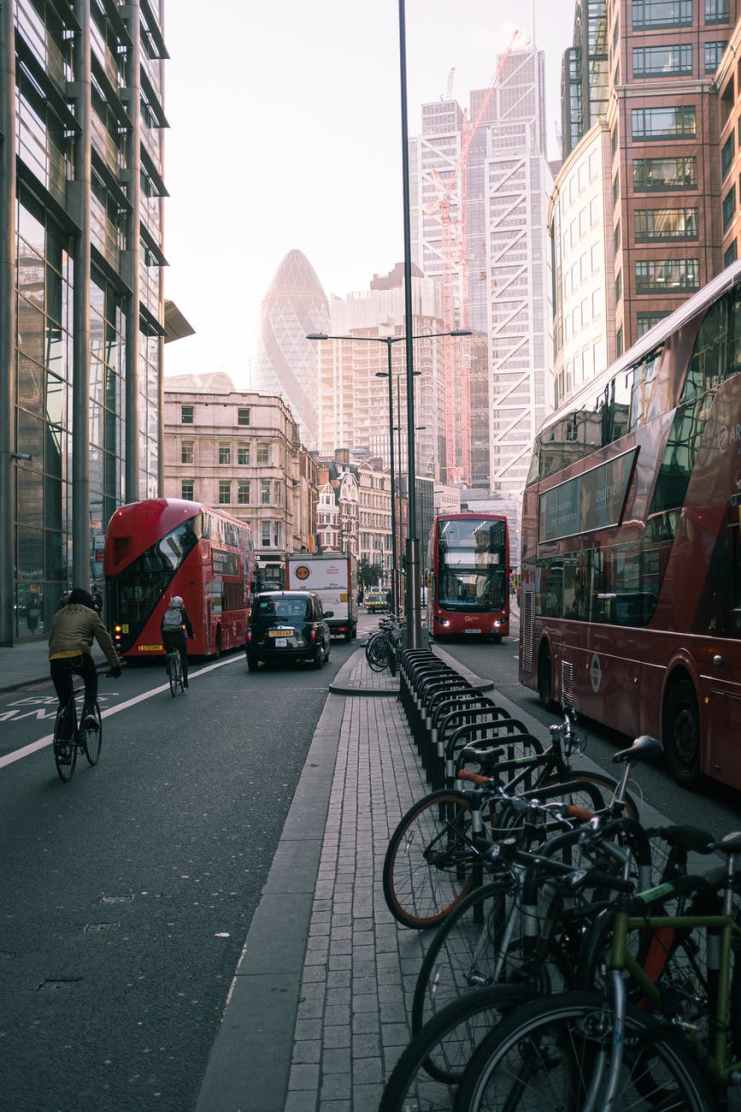 photo of city life during daytime