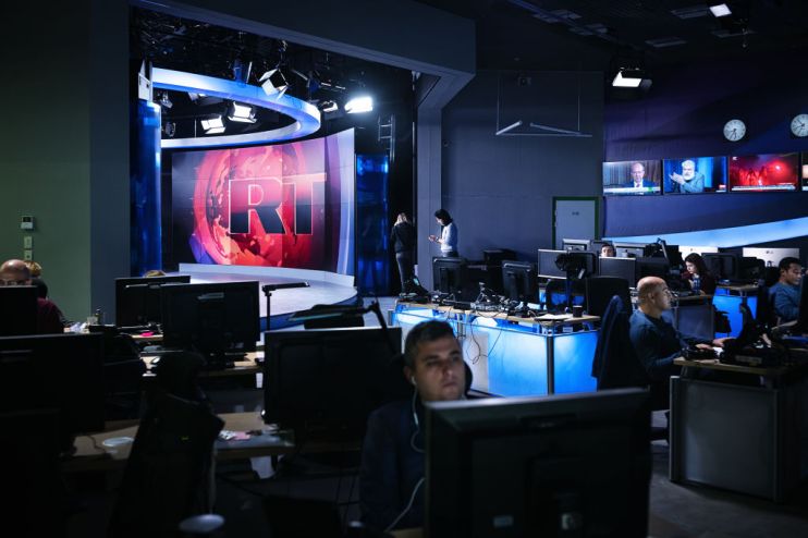 Inside RT Studios In Moscow