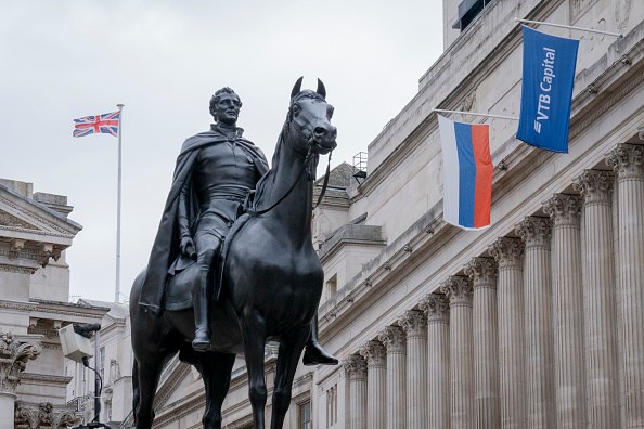 Russian And VTB Capital Flags In London