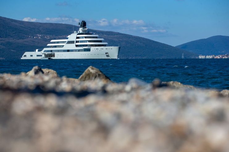 Abramovich's Yacht 'Solaris' Arrives In Montenegro After UK Sanctions
