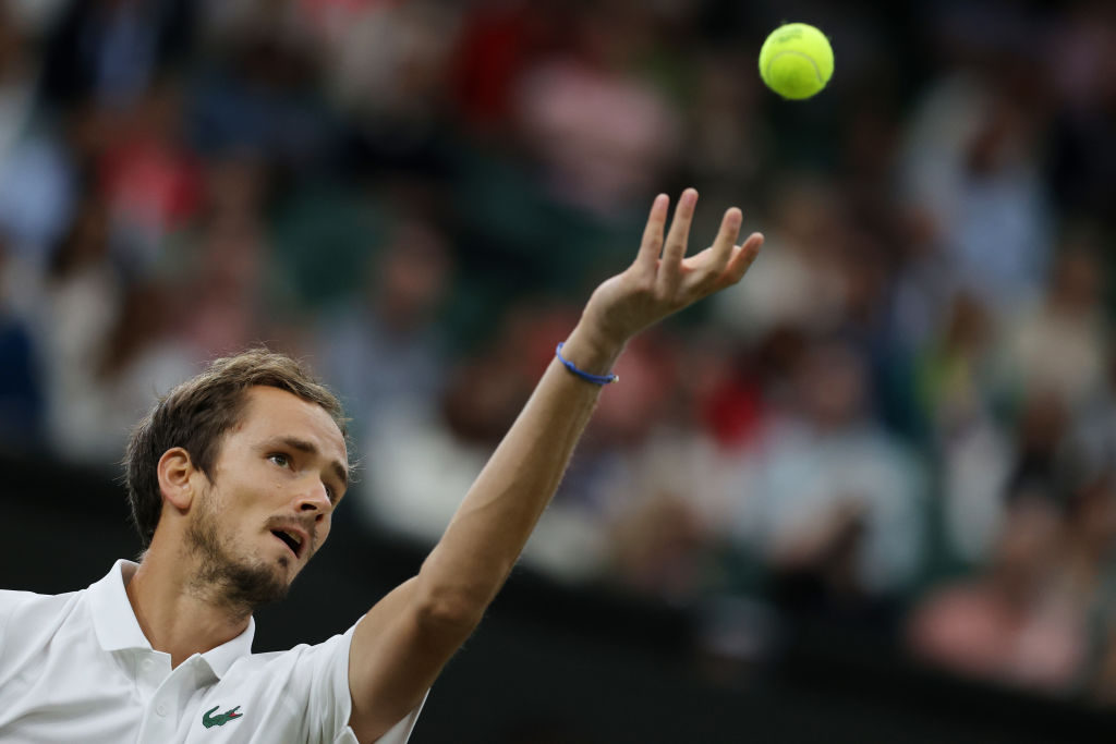 Russian Medvedev reached the fourth round at Wimbledon last year
