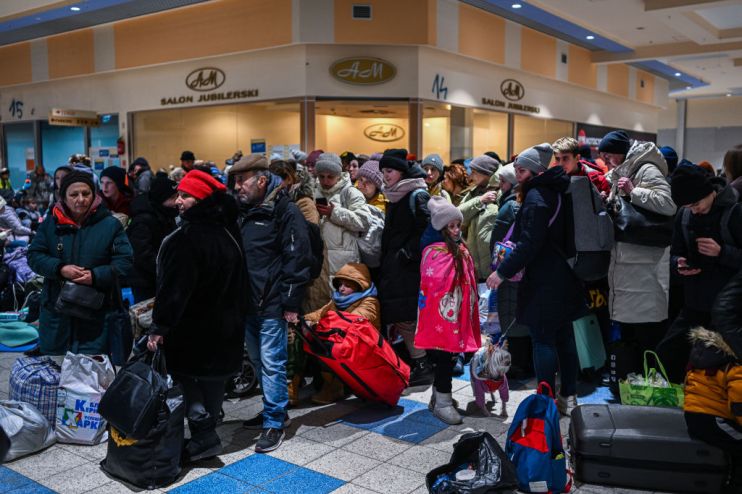 Over 1 Million Ukrainians Arrive In Poland Seeking Refuge From Russian Invasion