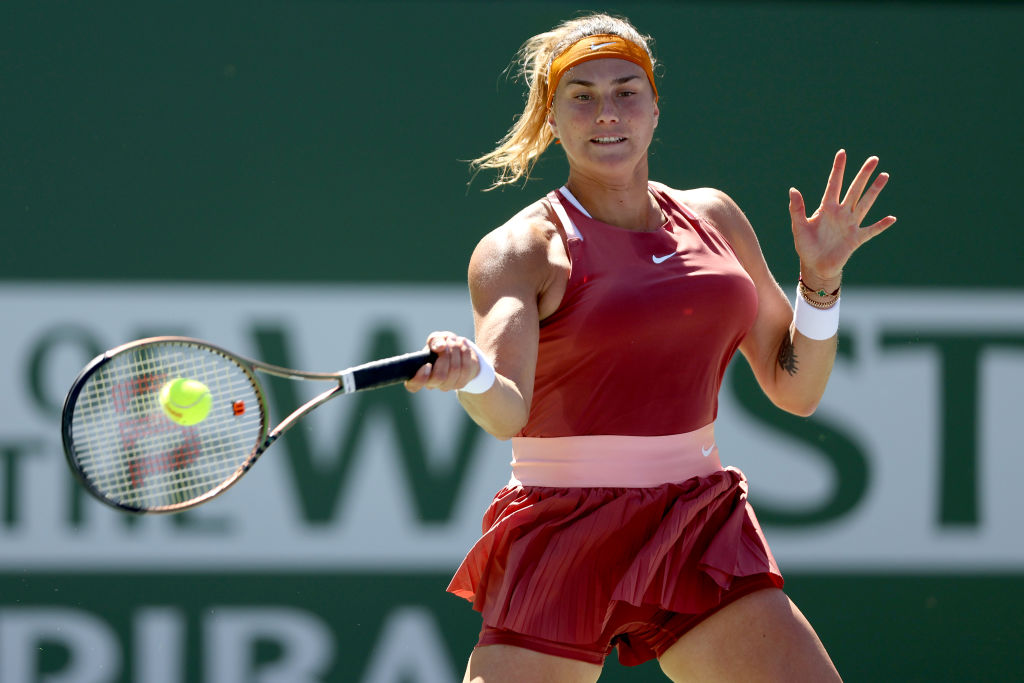 Aryna Sabalenka of Belarus is the current world No3 in the WTA rankings