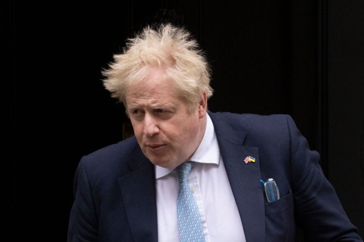 Boris Johnson Leaves For Prime Ministers Questions