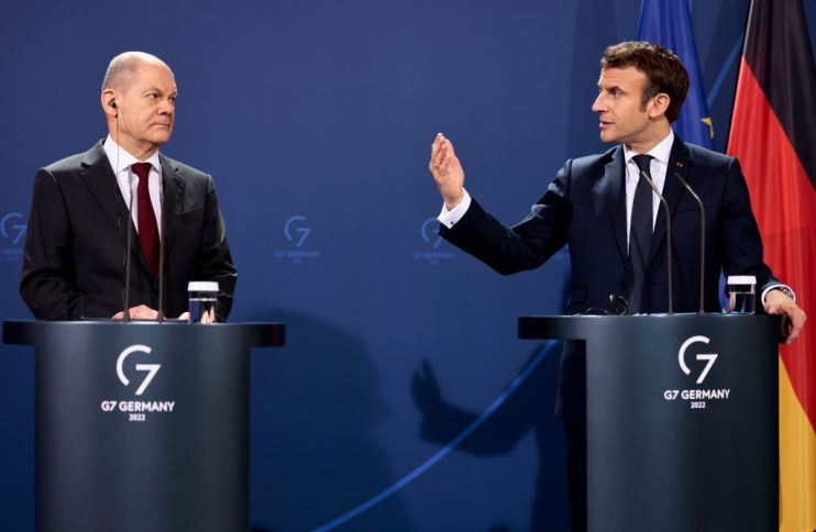 Scholz Meets With Macron And Duda Over Ukraine