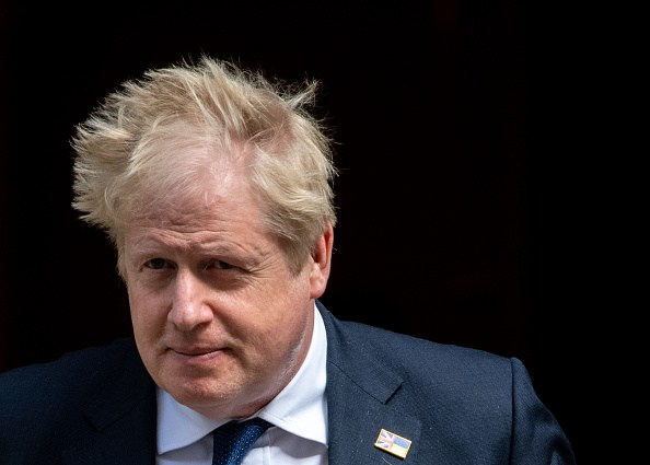 Boris Johnson Departs For PMQs As 'Partygate' Draws Opposition's Ire