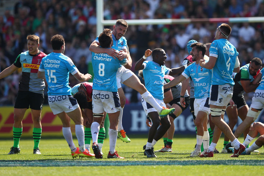 Montpellier managed to defend their 14-point advantage over Harlequins on Saturday as the Champions Cup round of 16 second legs took place.