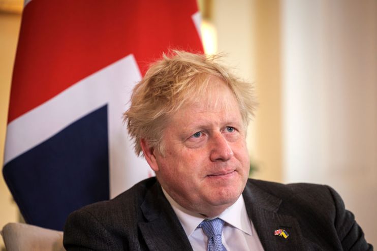 UK Prime Minister Boris Johnson Greets The President Of Switzerland