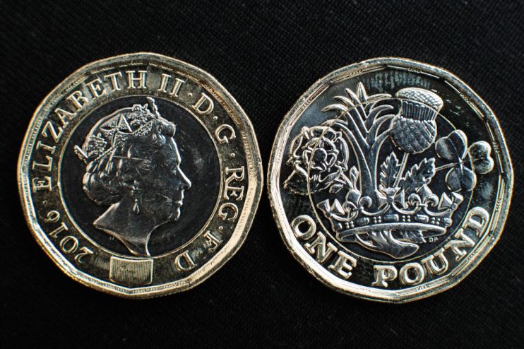 Pound falls