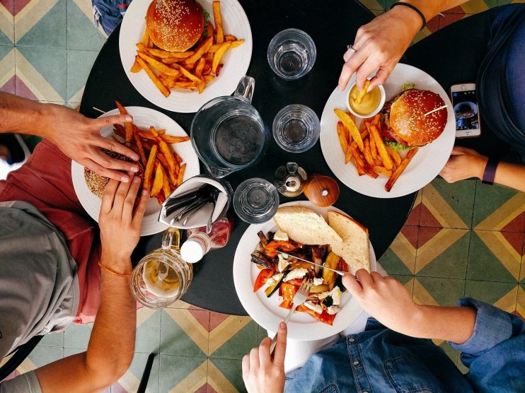 Restaurants suffered a dip in sales last month, according to new data