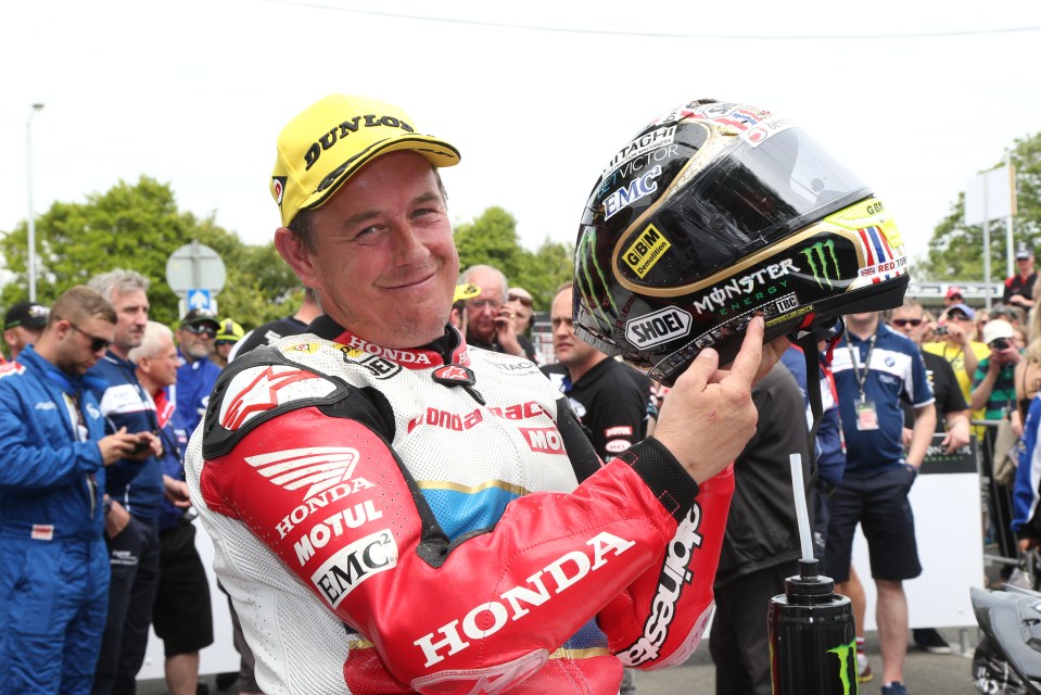 John McGuinness will compete in this year's Isle of Man event at 50 years old. Credit: Pacemaker Press / Monster Energy