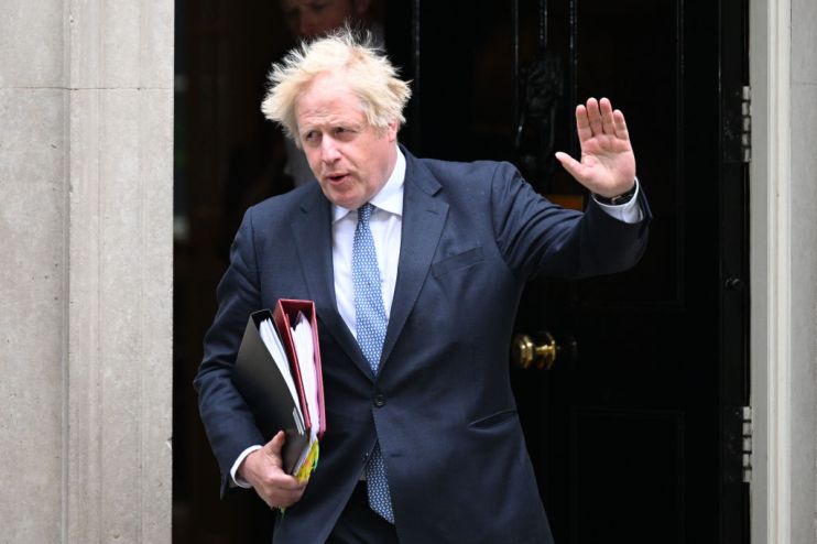 Boris Johnson Attends PMQs As Sue Gray Report Into Downing Street Lockdown Parties Is Published