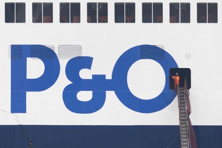 P&O Ferries In The Port of Dover