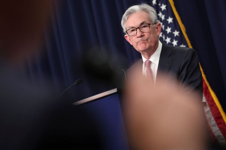 Federal Reserve Chairman Powell Holds A News Conference On Interest Rate Policy