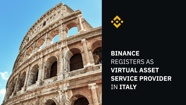 Crypto exchange Binance has today been handed regulatory approval in Italy, less than a month after being approved in France.