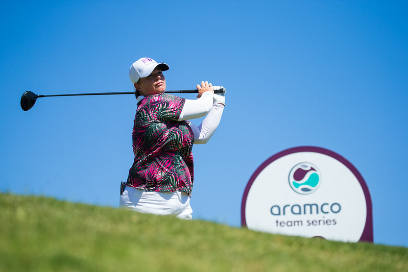 Lydia Hall is in the field for this week's Aramco Team Series London (Credit: Tristan Jones)