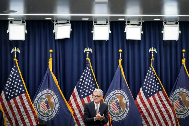 Jerome Powell Takes Oath Of Office For Second Term As Chair Of The Federal Reserve