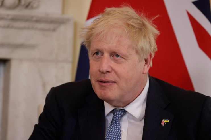 UK Prime Minister Johnson Hosts Estonia's Prime Minister Kallas