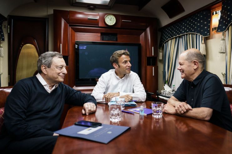 Draghi, Macron And Scholz Visit Kyiv