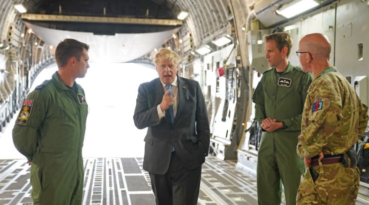 PM Lands At Brize Norton After Surprise Visit To Kyiv