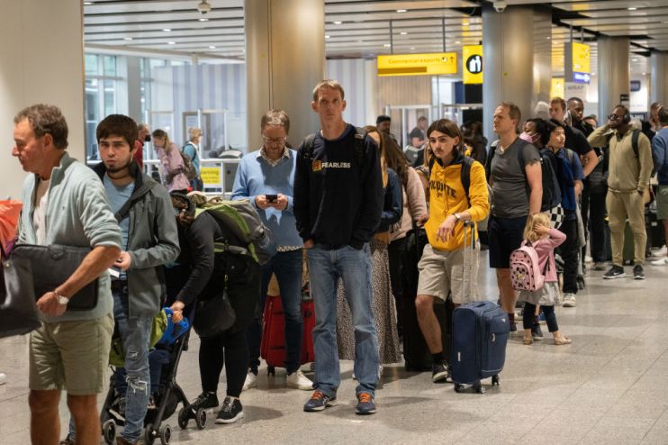 UK Airports Struggle With Long Queues And Cancellations Ahead Of Holiday Weekend