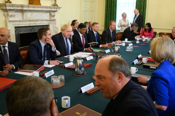 Boris Johnson Holds Cabinet Meeting Following Vote Of Confidence Victory