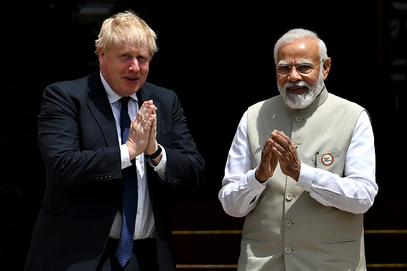 British Prime Minister Boris Johnson Visits India