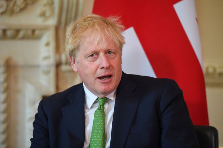 UK PM Boris Johnson Hosts His New Zealand Counterpart Jacinda Ardern
