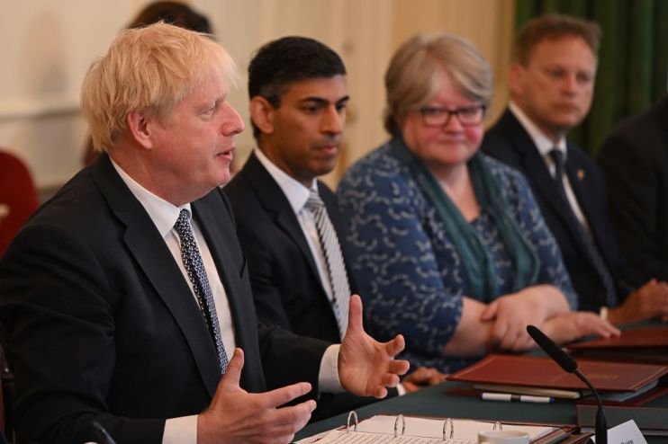 Boris Johnson Holds Weekly Cabinet Meeting