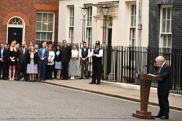 Conservative Leader And Prime Minister Boris Johnson Resigns From Office