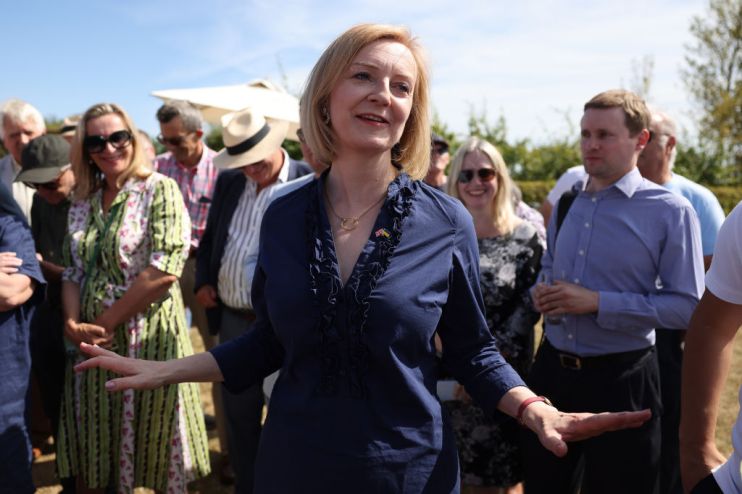 Liz Truss Campaigns For Conservative Party Leadership in Kent