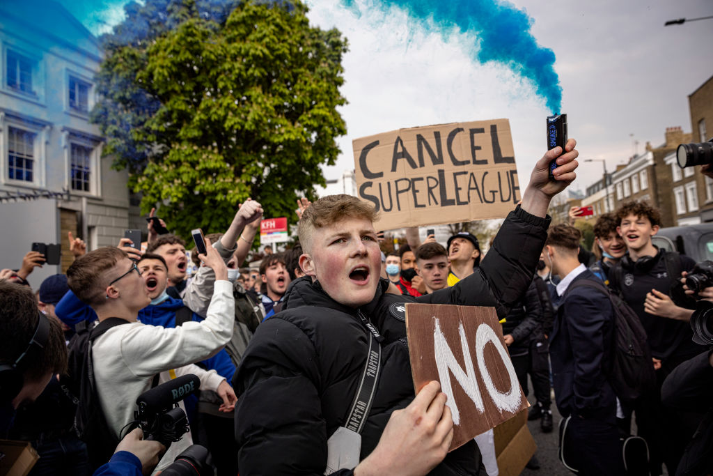The European Super League was seen off amid fan protests soon after it launched last year but the legal row rumbles on