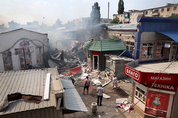 Multiple Dead And Injured As Missiles Strike Sloviansk