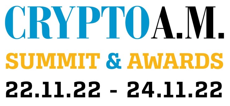 The annual Crypto AM Summit and Awards &ndash; one of the most prestigious events on the cryptocurrency and blockchain calendar &ndash; will be held from November 22 to November 24, it has been announced.