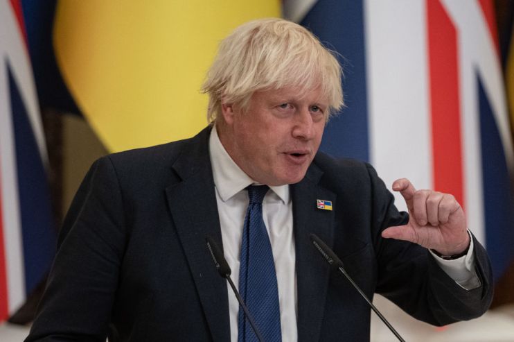 Boris Johnson Meets With Zelensky In Kyiv On Ukraine's Independence Day