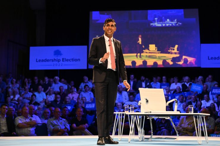 Liz Truss And Rishi Sunak Set Out Their Stalls At The Next Conservative Party Members' Hustings