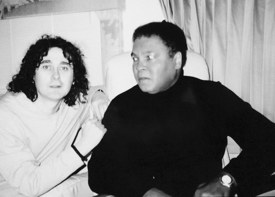 Rematch investor and collaborator Beattie (left) is a self-styled "world's biggest Muhammad Ali fan"