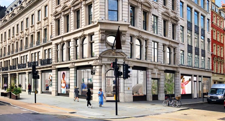 Gymshark opened a store in Regent Street, London, in 2022.