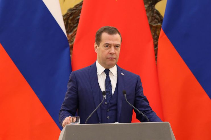 Russian former Prime Minister Dmitry Medvedev (Photo by Andrea Verdelli/Getty Images)