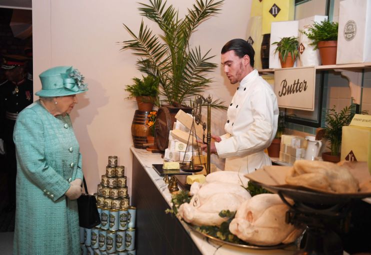 The Queen Marks The 150th Anniversary Of Sainsbury's