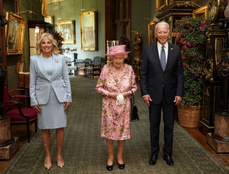 The Queen Invites The President Of The United States And The First Lady To Tea