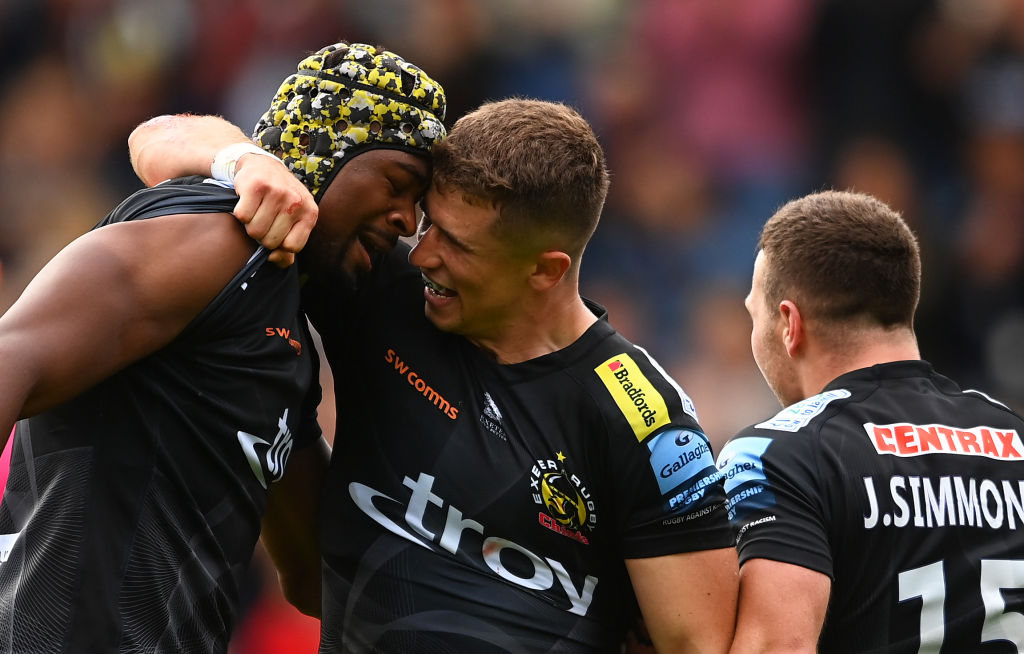 Exeter's win completed a barmy weekend of Premiership rugby action.