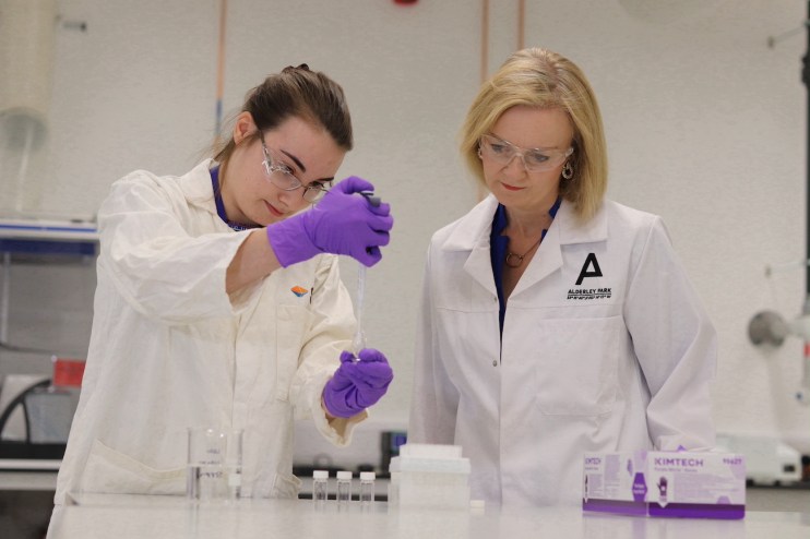 Northern powerhouse: Liz Truss visiting Sai Life Sciences - August 2022