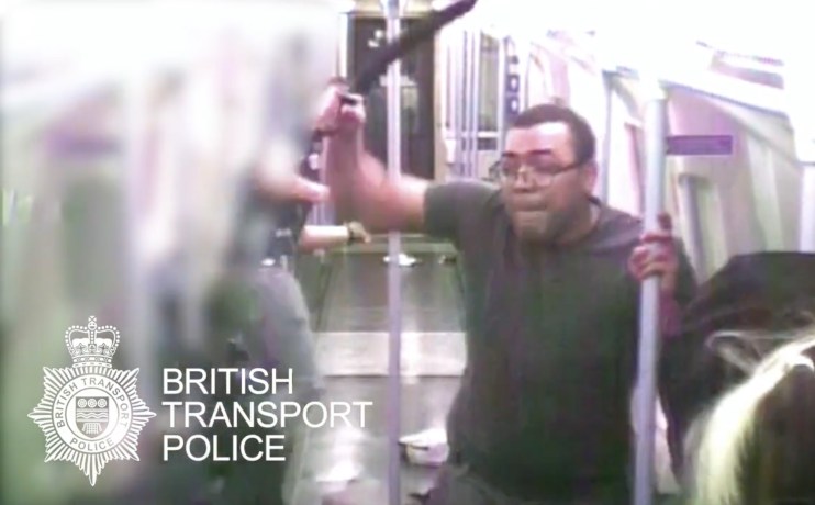 Screenshot from the British Transport Police
