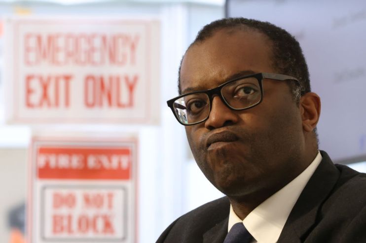 UK Chancellor Of The Exchequer Kwasi Kwarteng Addresses Conservative Party&nbsp;Autumn Conference