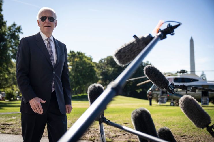 President Biden Departs The White House For New York