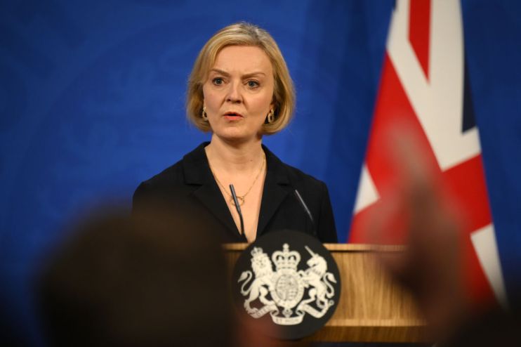 Liz Truss Holds Press Conference After Sacking Her Chancellor