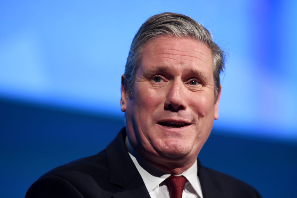 Labour Leader Keir Starmer Addresses The TUC Conference
